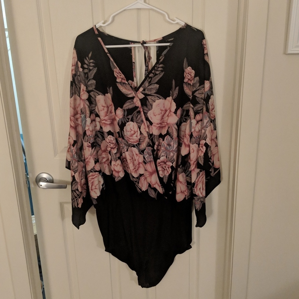Torrid Batwing Floral Body Suit